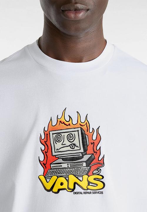 Vans - Digital repair short sleeve - white