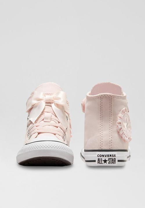 Converse - Chuck taylor all star ruffles & bows easy-on - blush hush/white/vamp pyre