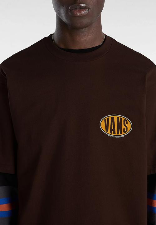 Vans - Spray on short sleeve - brown