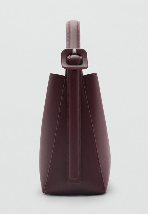 MANGO - Crossbody bag winnie - dark red
