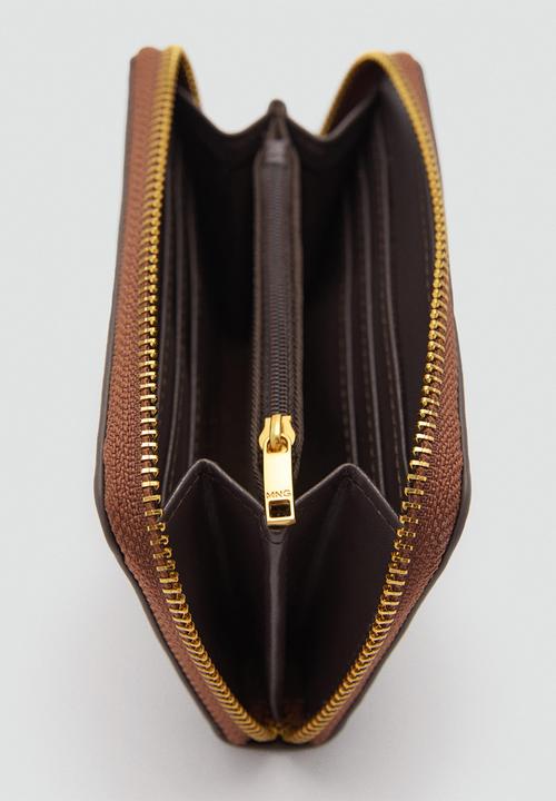 MANGO - Wallet ivan - medium brown