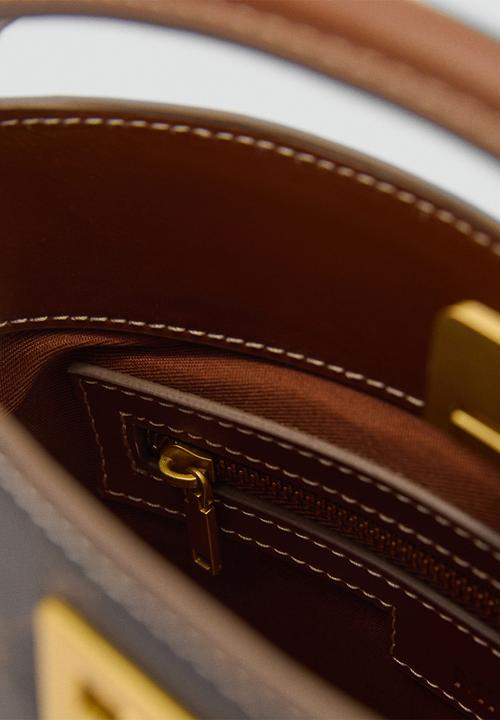 MANGO - Bucket  bag mike - brown