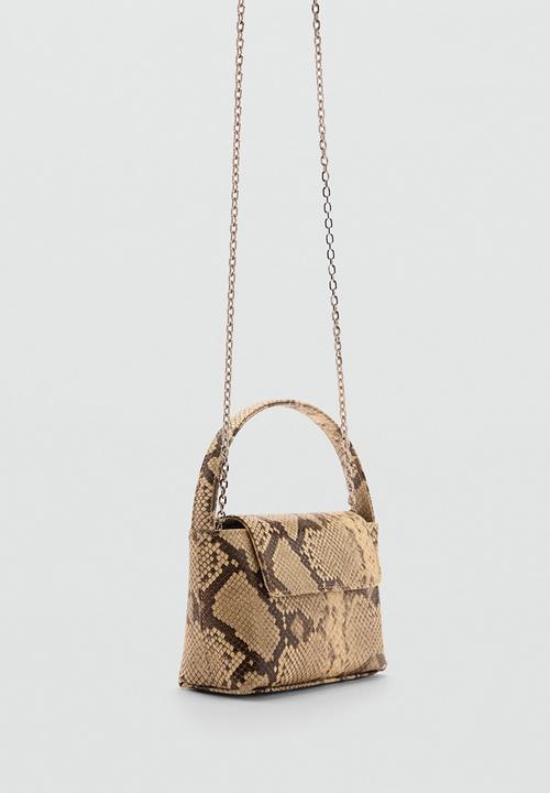 MANGO - Malvi crossbody bag - snakeskin