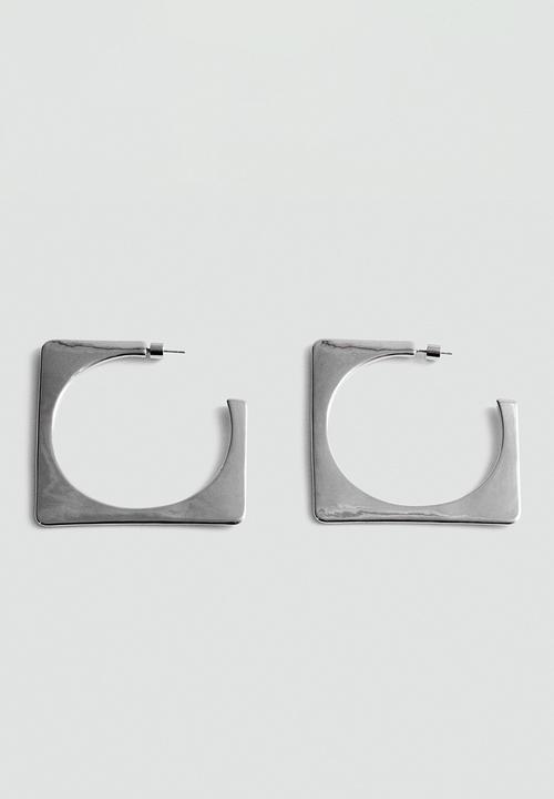 MANGO - Earrings sari-silver