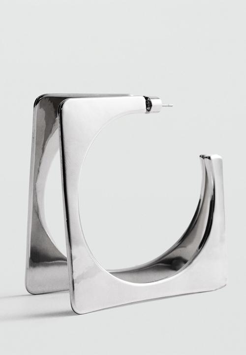 MANGO - Earrings sari-silver