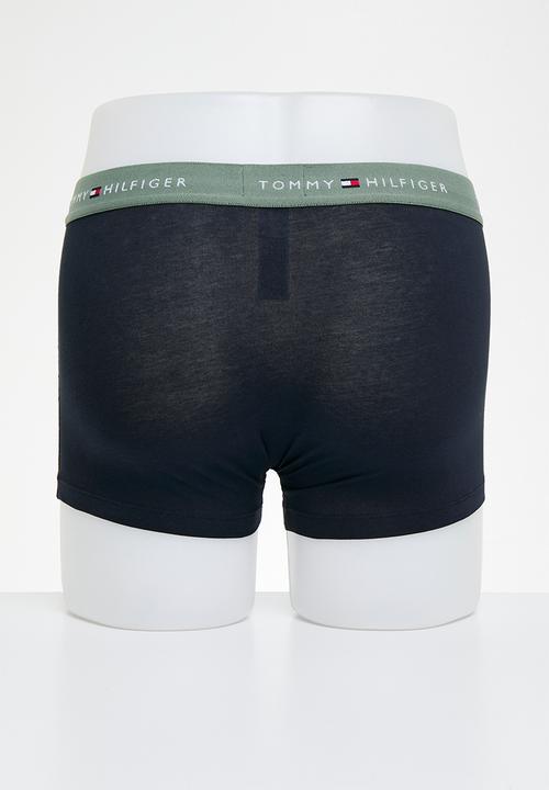Tommy Hilfiger - 3P WB TRUNK - Stonewash Green/Faded Lime/Col Blue