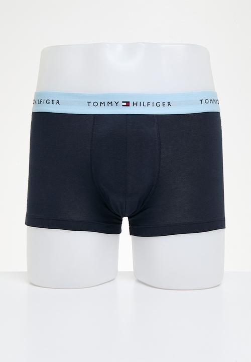 Tommy Hilfiger - 3P WB TRUNK - Stonewash Green/Faded Lime/Col Blue