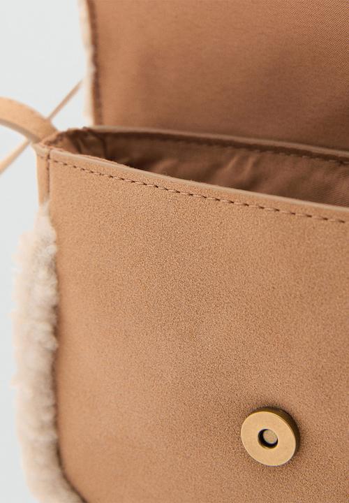 MANGO - Mini bag belty - light/pastel brown
