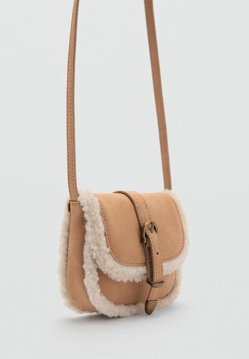MANGO - Mini bag belty - light/pastel brown