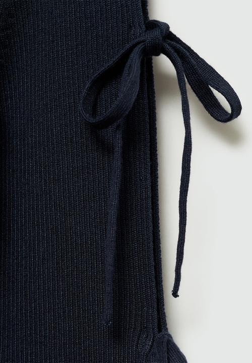 MANGO - Sweater lazos - navy