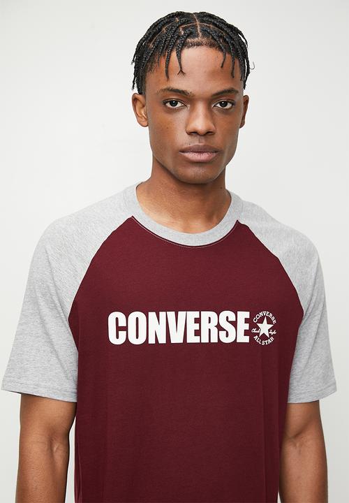Converse - Chuck Taylor Raglan Tee  - Deep Bordeaux