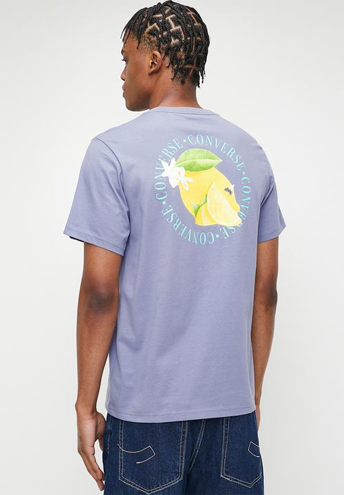 Converse - Fresh lemon tee - slate lilac