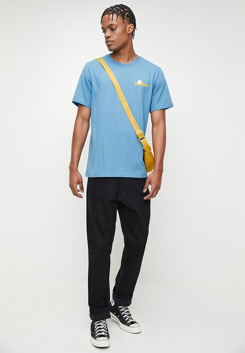 Converse - Moon Mountain Graphic Tee  - Blue