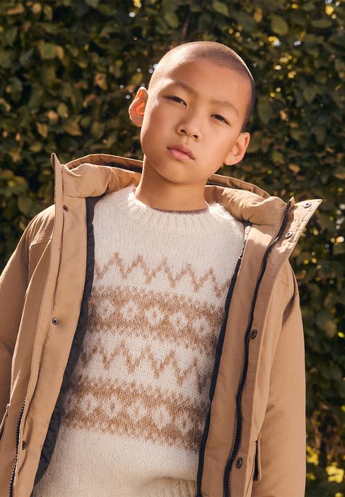 MANGO - Puffer coat charlie - light/pastel brown