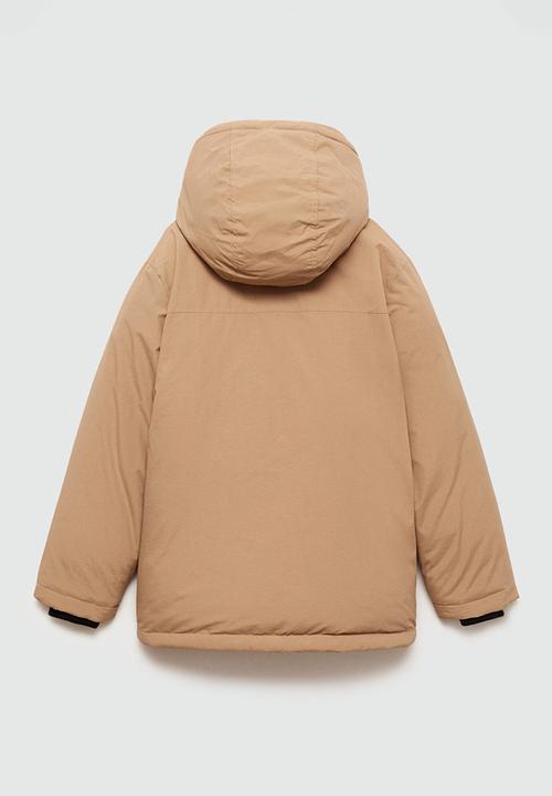 MANGO - Puffer coat charlie - light/pastel brown