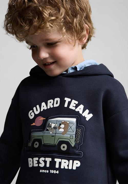 MANGO - Sweatshirt trip - navy