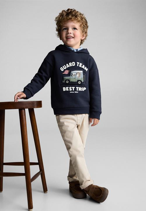 MANGO - Sweatshirt trip - navy