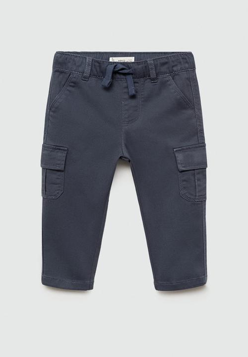 MANGO - Trousers nico - navy