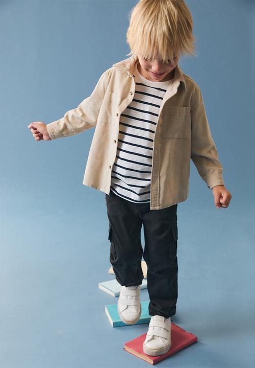 MANGO - Trousers nico - navy