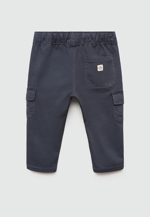 MANGO - Trousers nico - navy