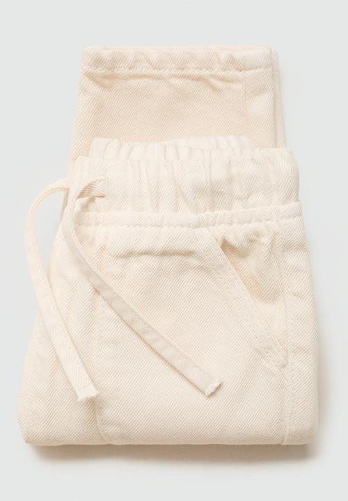 MANGO - Trousers faro - light beige