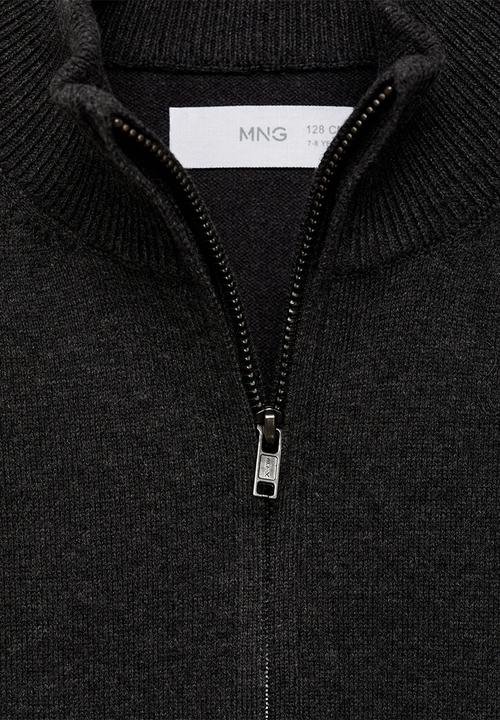 MANGO - Cardigan luke7 - charcoal