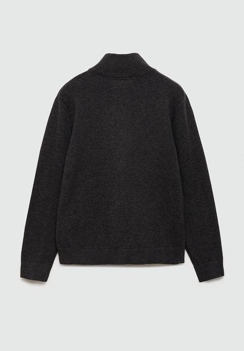 MANGO - Cardigan luke7 - charcoal