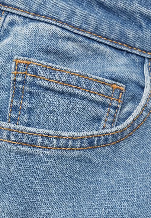 MANGO - Jeans flarecar - open blue
