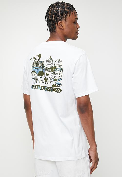 Converse - City Tour Graphic T-Shirt  - White