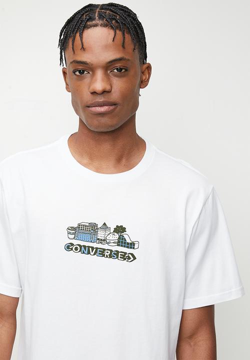 Converse - City Tour Graphic T-Shirt  - White