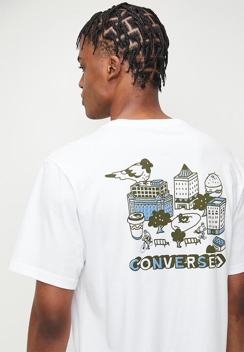 Converse - City Tour Graphic T-Shirt  - White