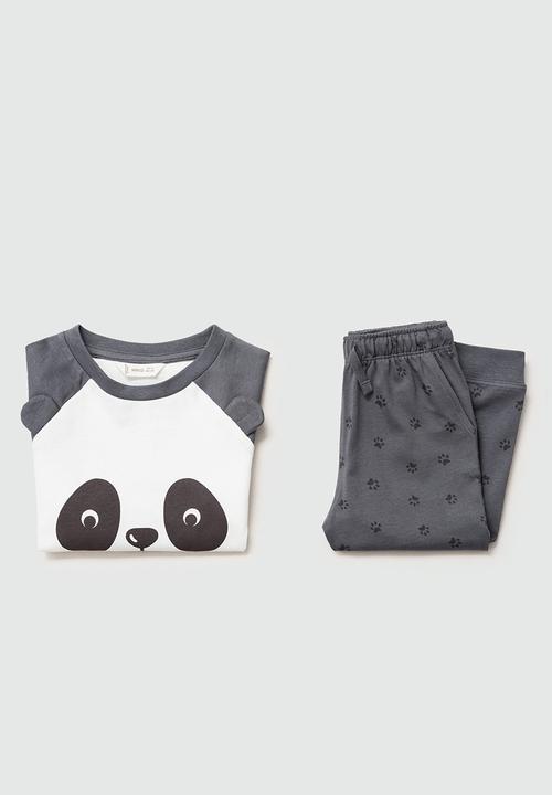 MANGO - Pyjama panda - dark grey