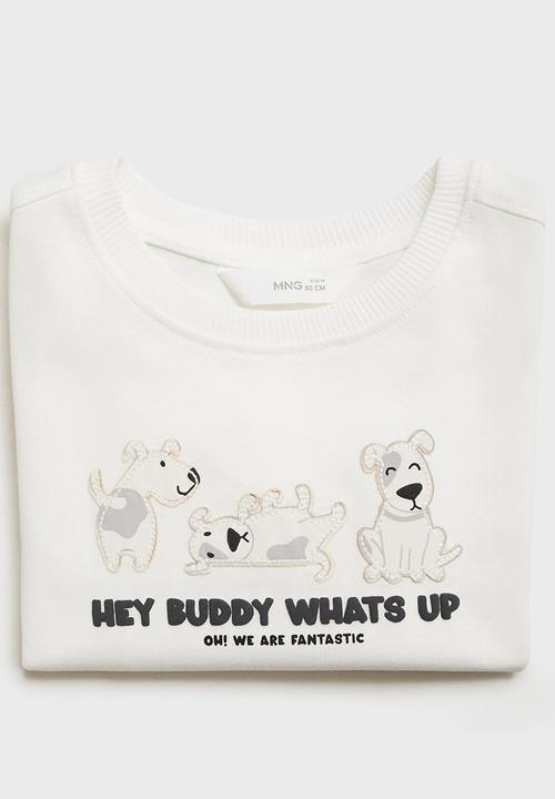 MANGO - T-shirt buddy - white