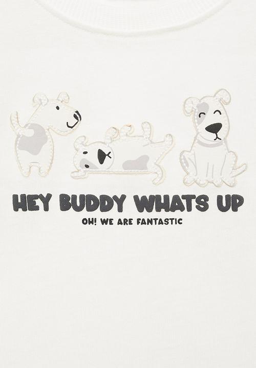 MANGO - T-shirt buddy - white