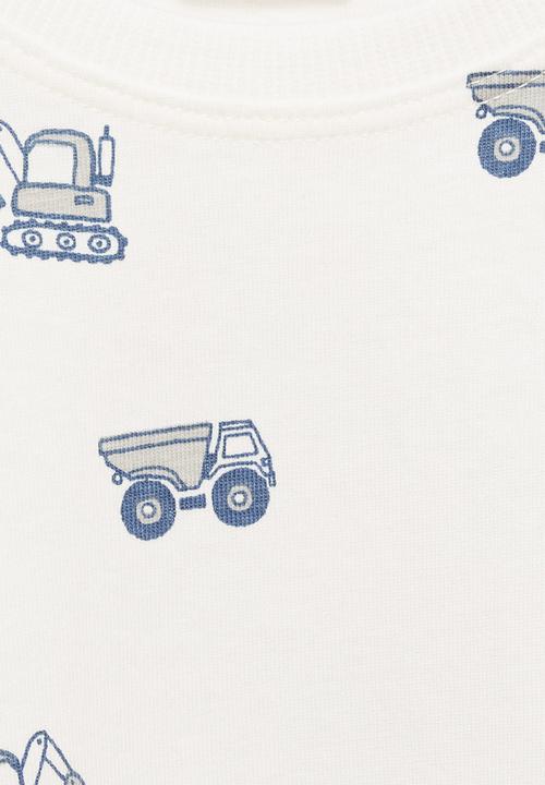 MANGO - T-shirt grua - white