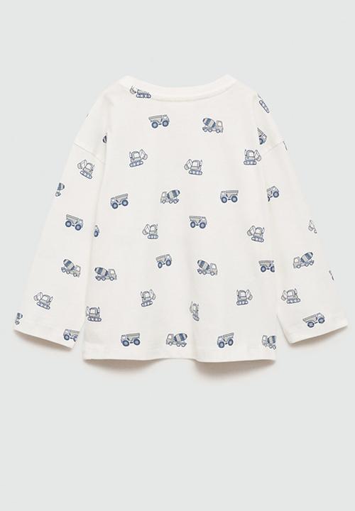 MANGO - T-shirt grua - white