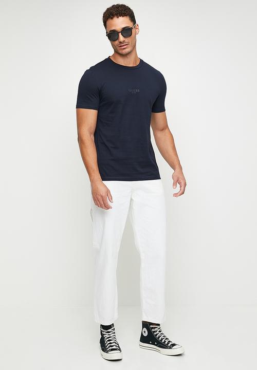 GUESS - AIDY Cn Ss Tee - Smart Blue