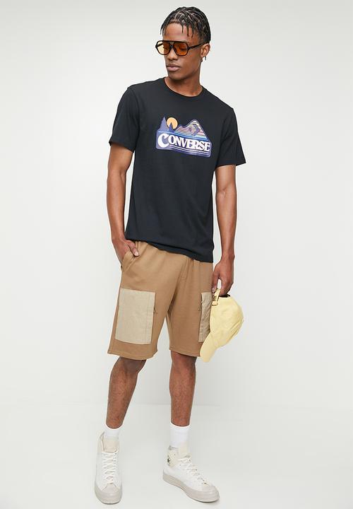 Converse - Knit 9" Shorts  - Hot Tea