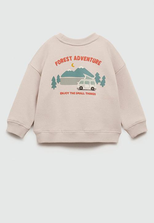 MANGO - Sweatshirt forest - light pastel brown
