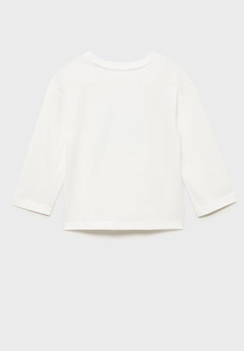 MANGO - T-shirt iglu - white