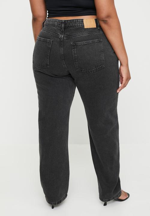 Cotton On - Plus Original Straight Jean - Graphite Black