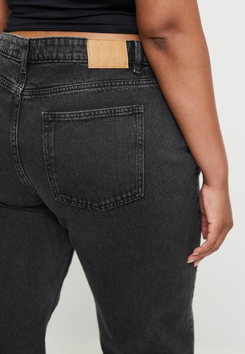 Cotton On - Plus Original Straight Jean - Graphite Black