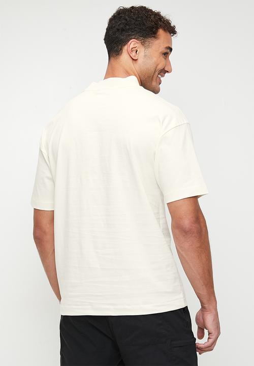 POLO - Jack Sport High Collar Short Sleeve Tee - White
