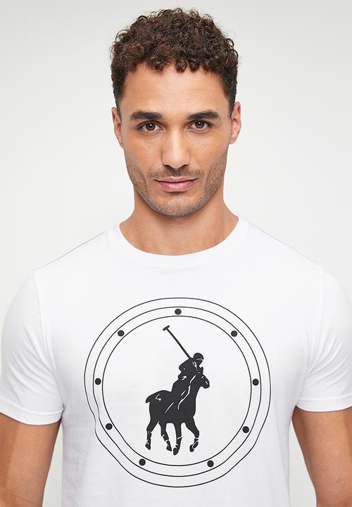 POLO - Chris Type Printed Short Sleeve Tee - White