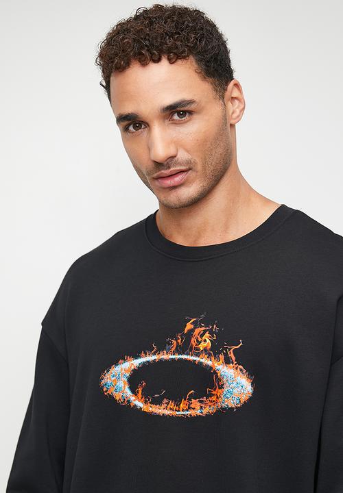 Oakley - Mtl solar rail crew sweatshirt - blackout
