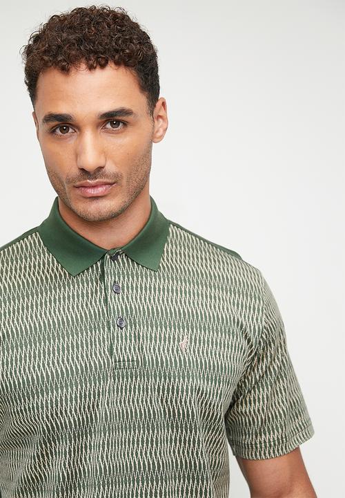 POLO - Darian Mercerised Short Sleeve Golfer - Green