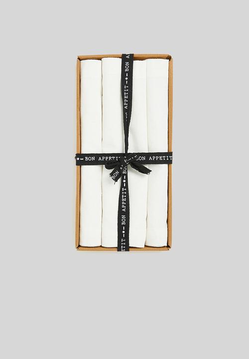 Excellent Houseware - Amani placemat set - ivory