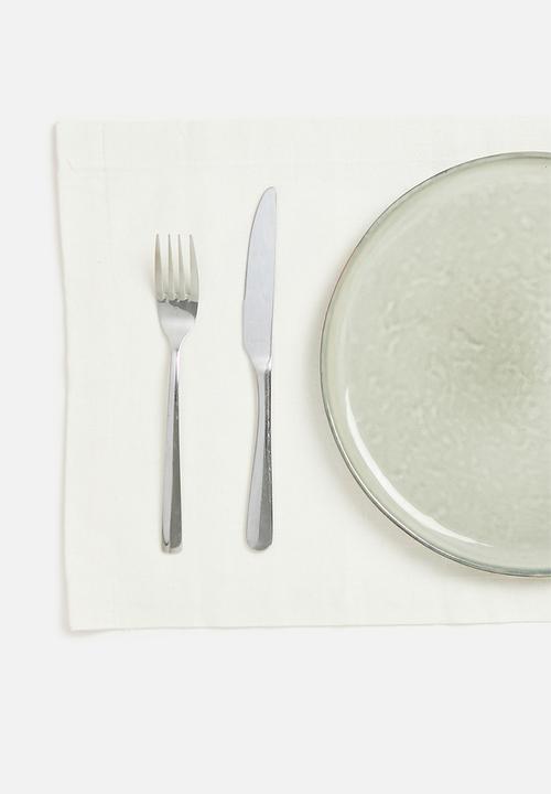Excellent Houseware - Amani placemat set - ivory