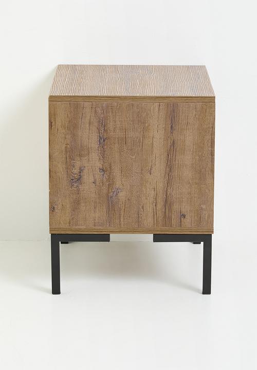 Me&Co - Carried bedside table- natural & white