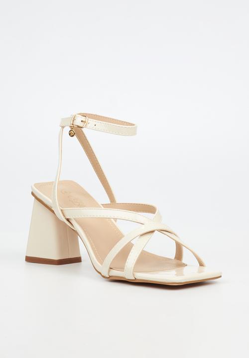 Miss Black - Kleo 1 block heel - beige